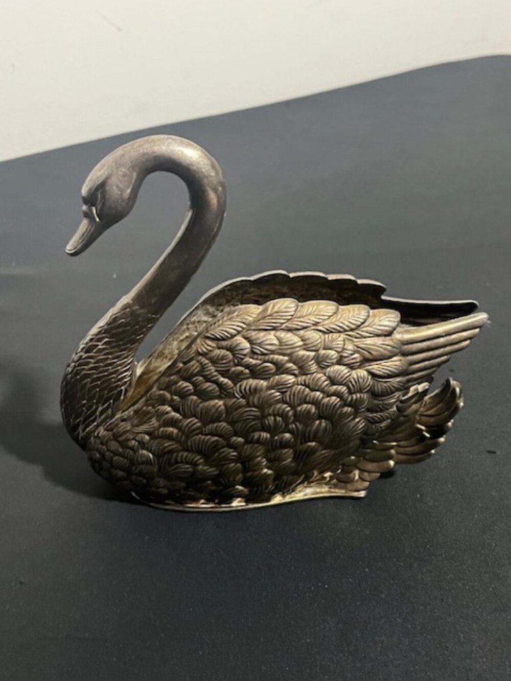 Godinger 1986 Silver Plated Swan Napkin Holder